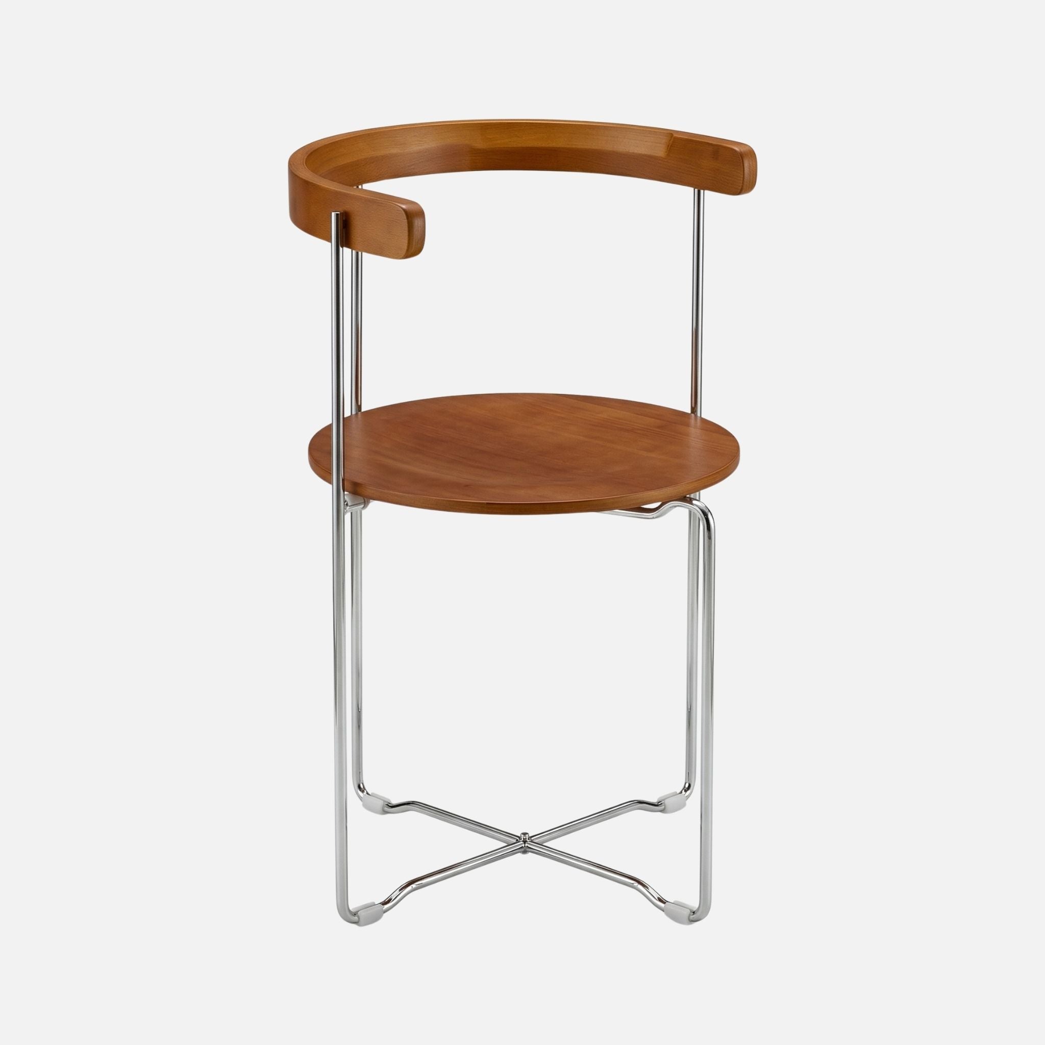 Kael Walnut Folding Chair