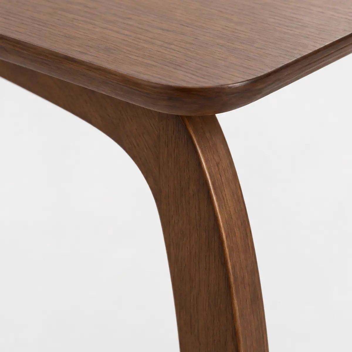 Nilo Solid Wood C-Shaped Side Table