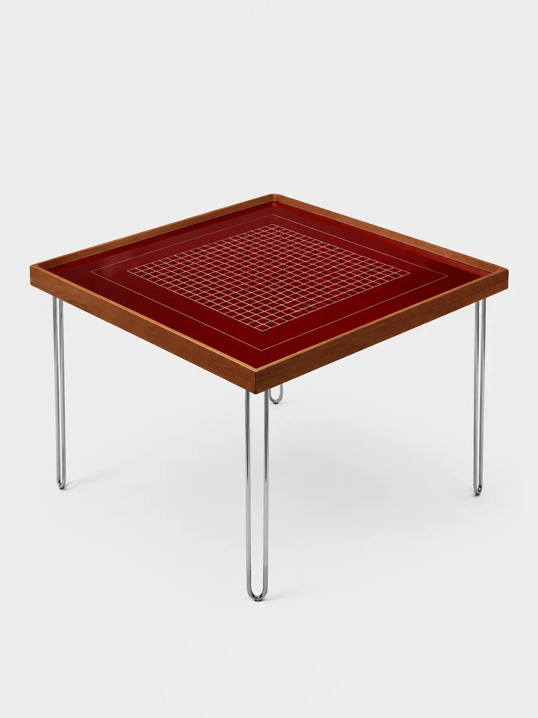Irene Patterned Glass Square Coffee Table