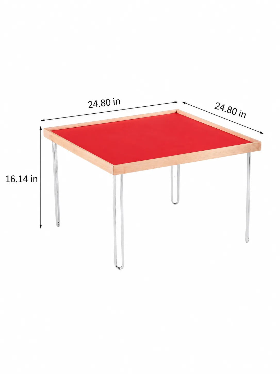 Irene Patterned Glass Square Coffee Table