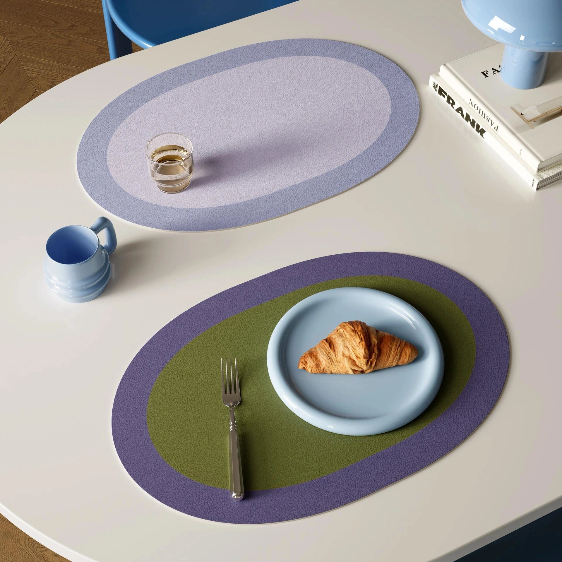 Dopamine Retro Leather Placemat - Waterproof Heat-Resistant Table Mat