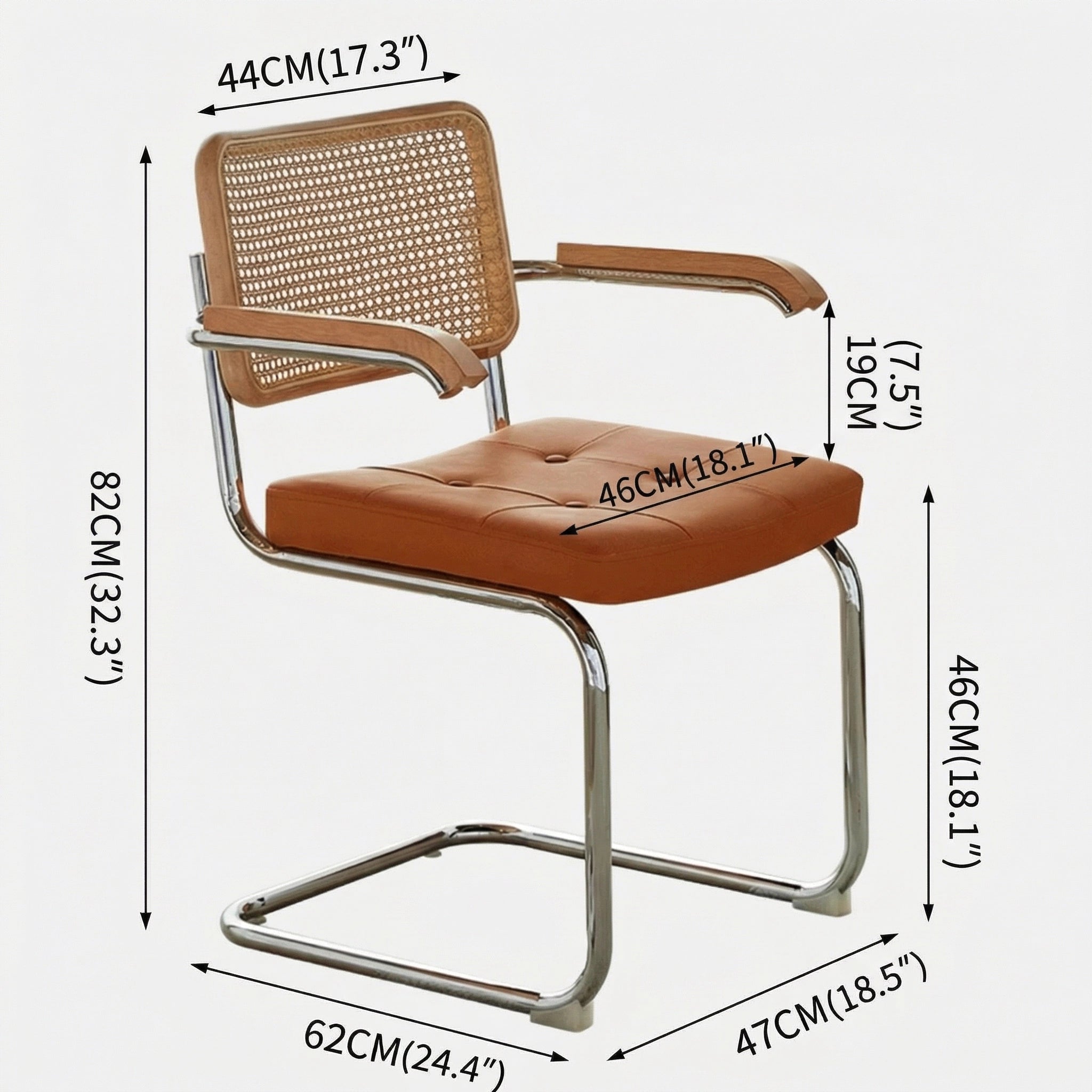 Kael Cantilever Dining Chair