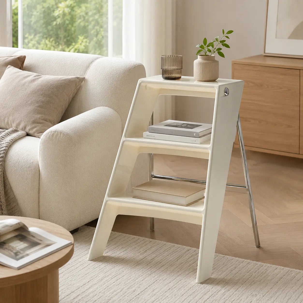 Riva Ladder-Inspired Accent Side Table