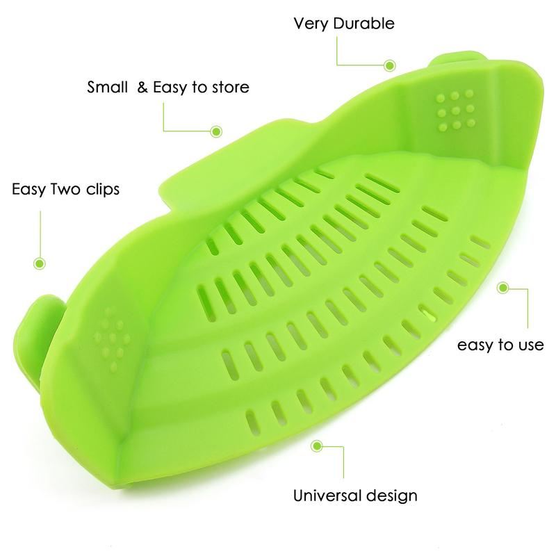 Silicone Clip-On Colander