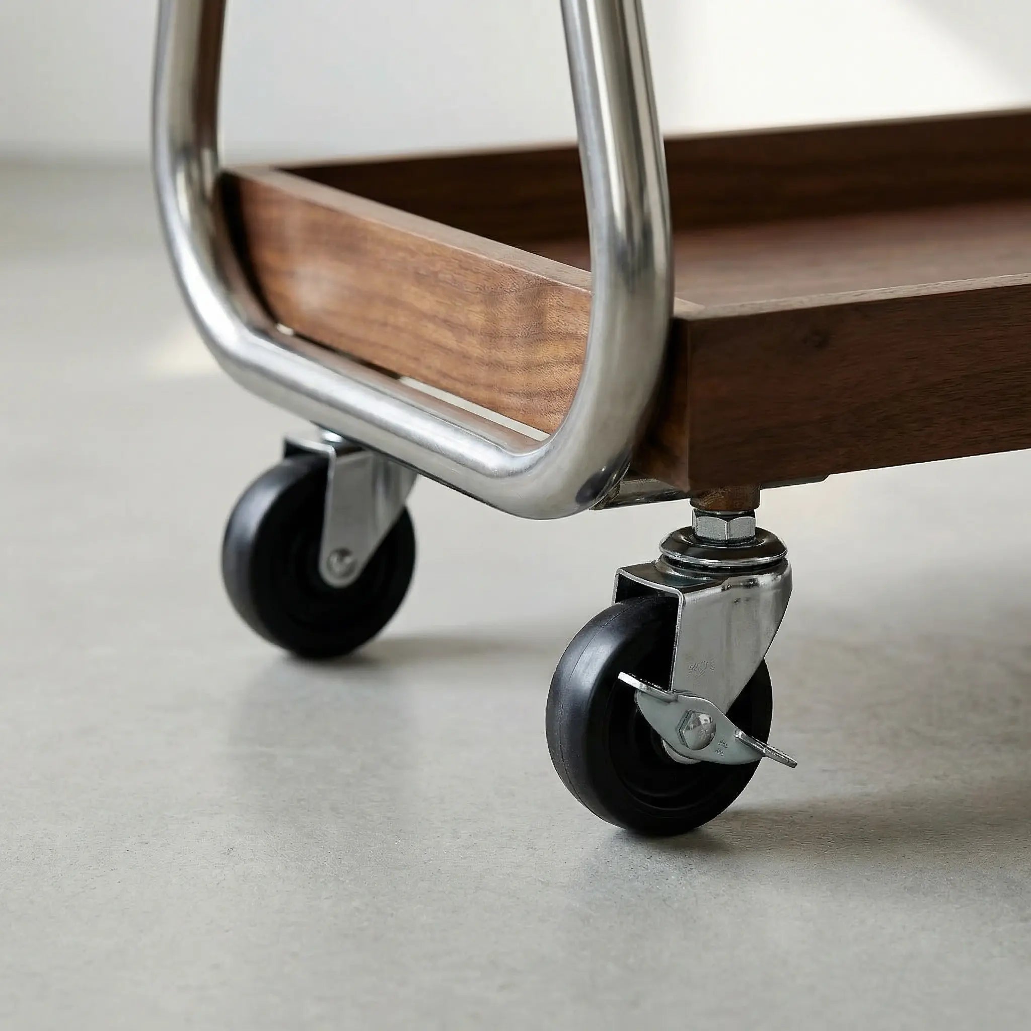 Taro Wood Storage Cart
