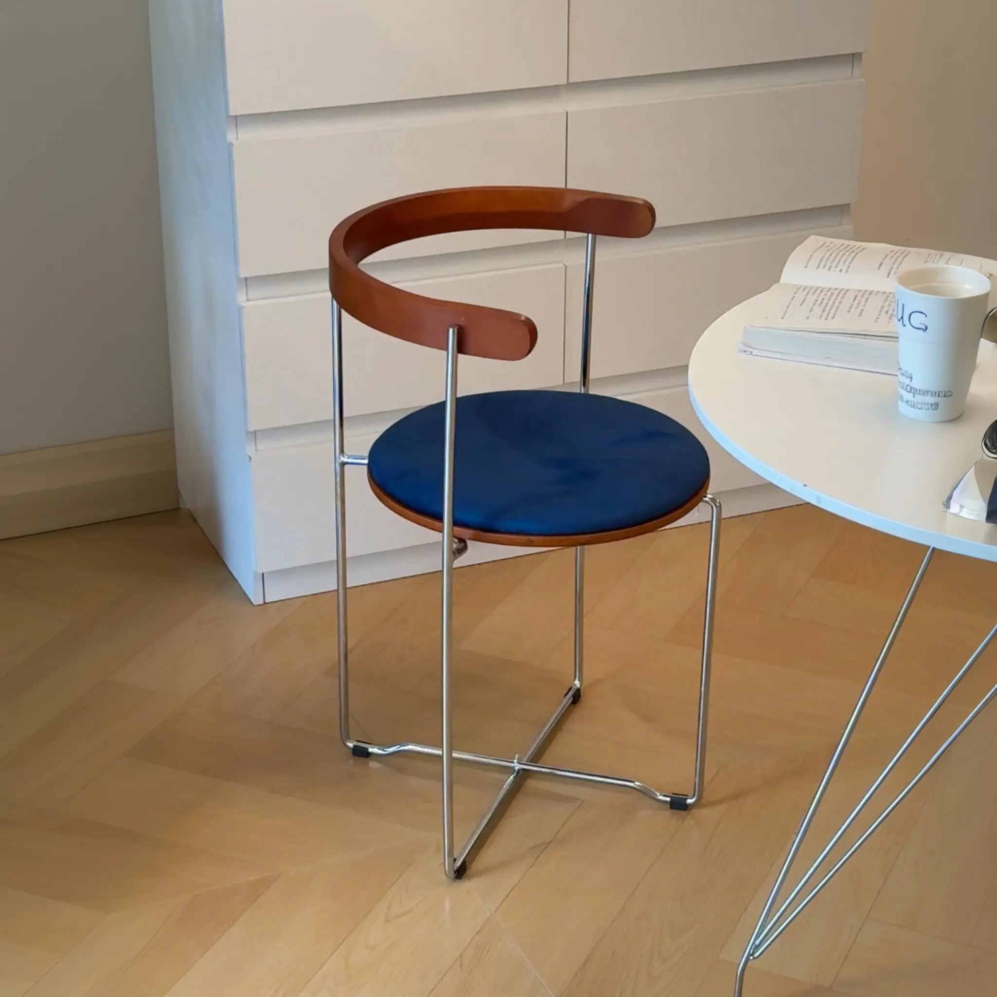 Kael Walnut Folding Chair