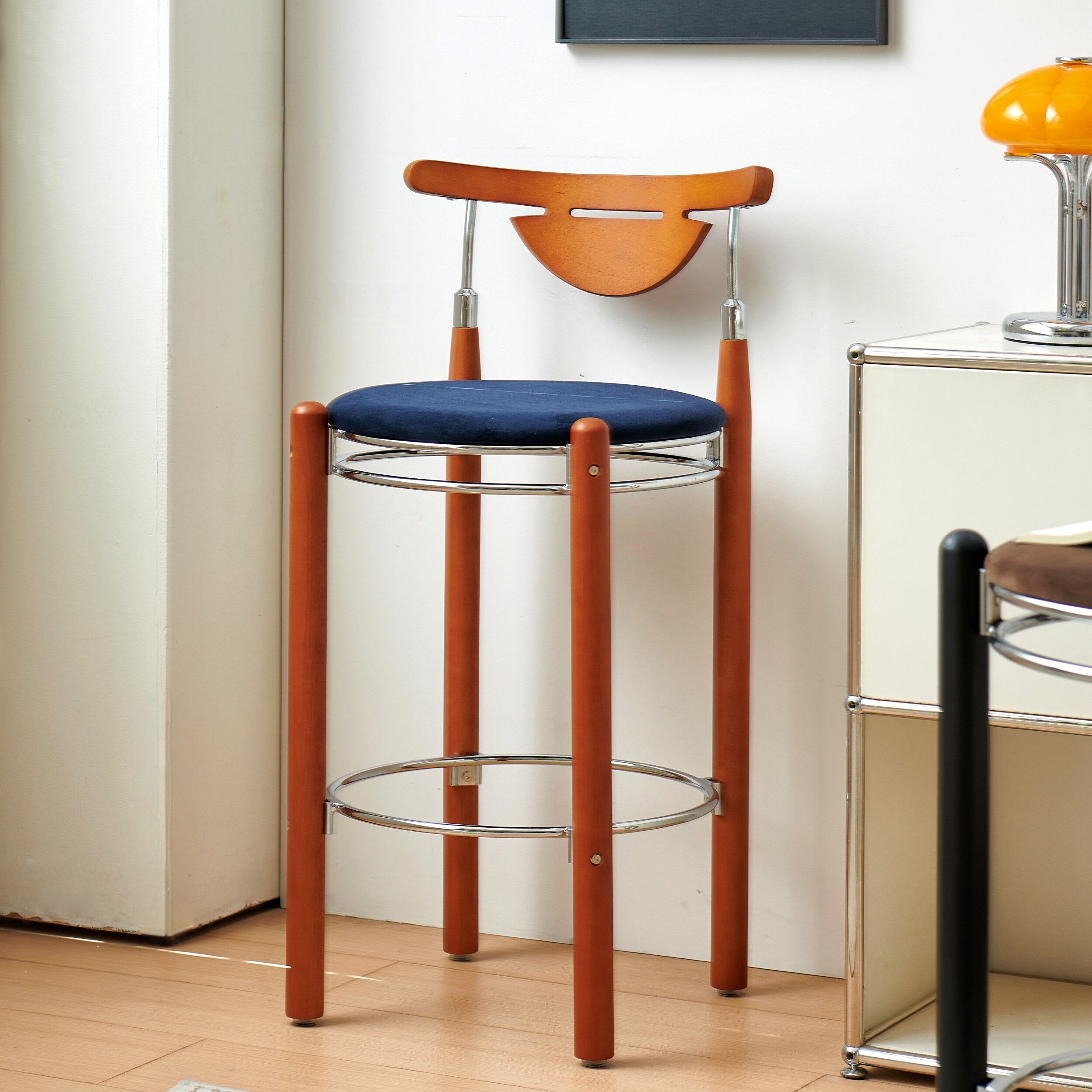 Finn Solid Wood Bar Stool