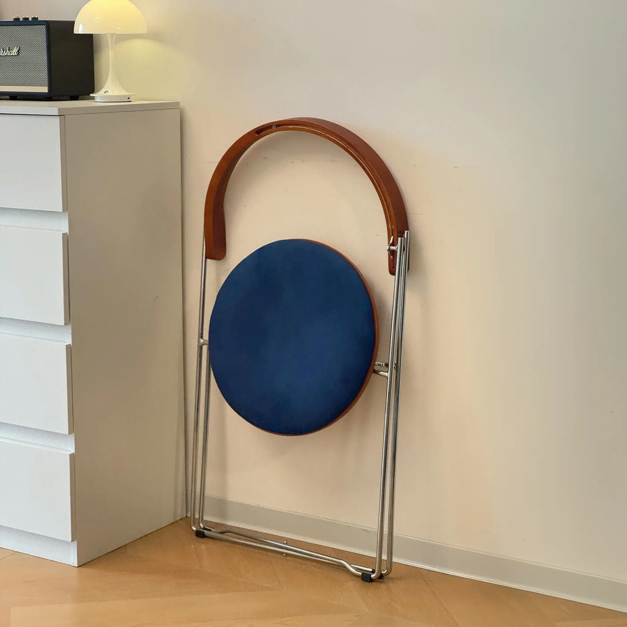 Kael Walnut Folding Chair