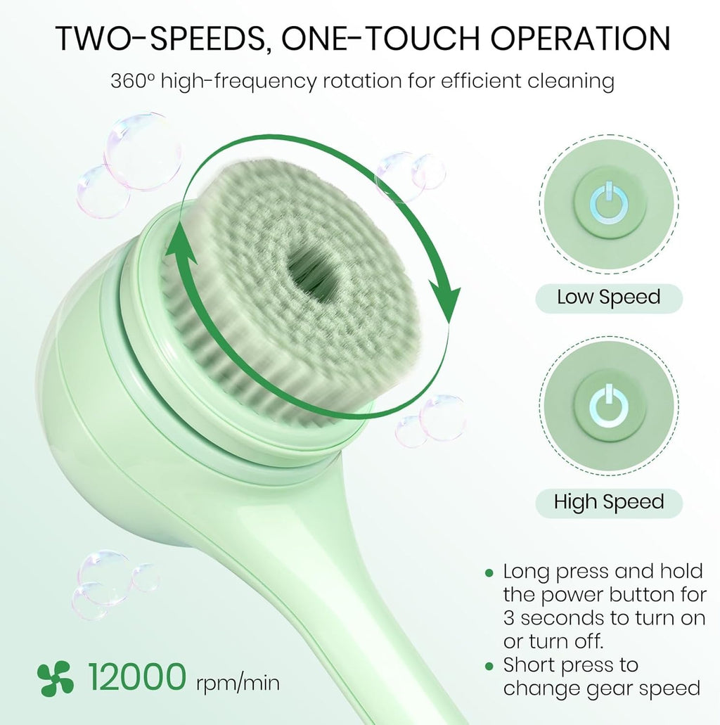 Electric Shower Brush Set