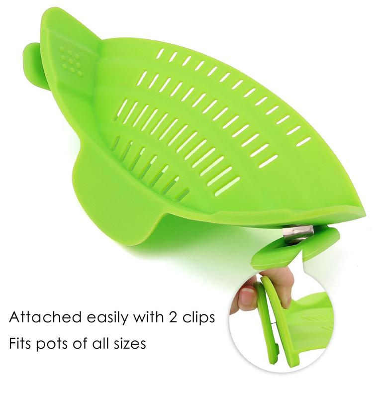 Silicone Clip-On Colander