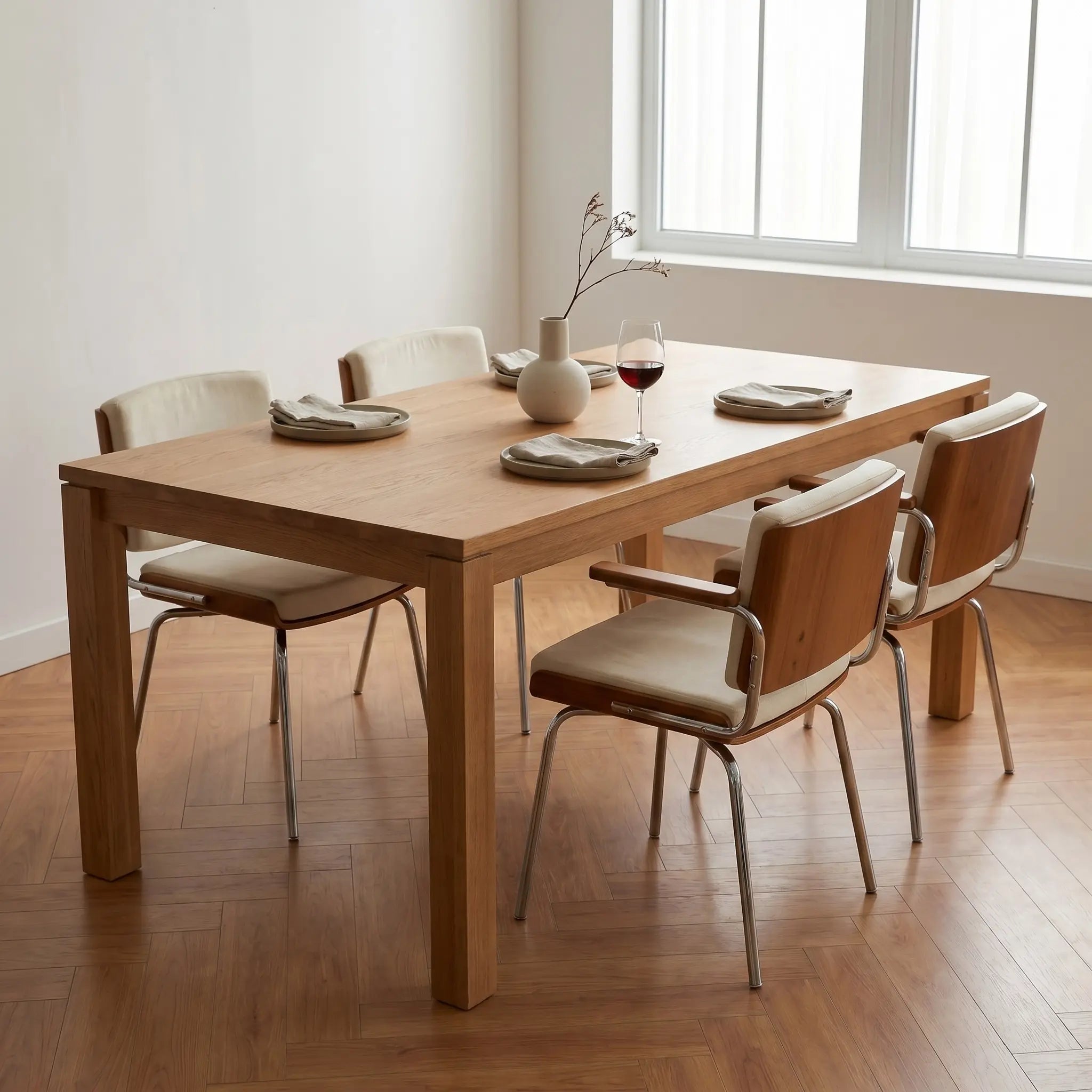 Dune Wood & Iron Dining Chair