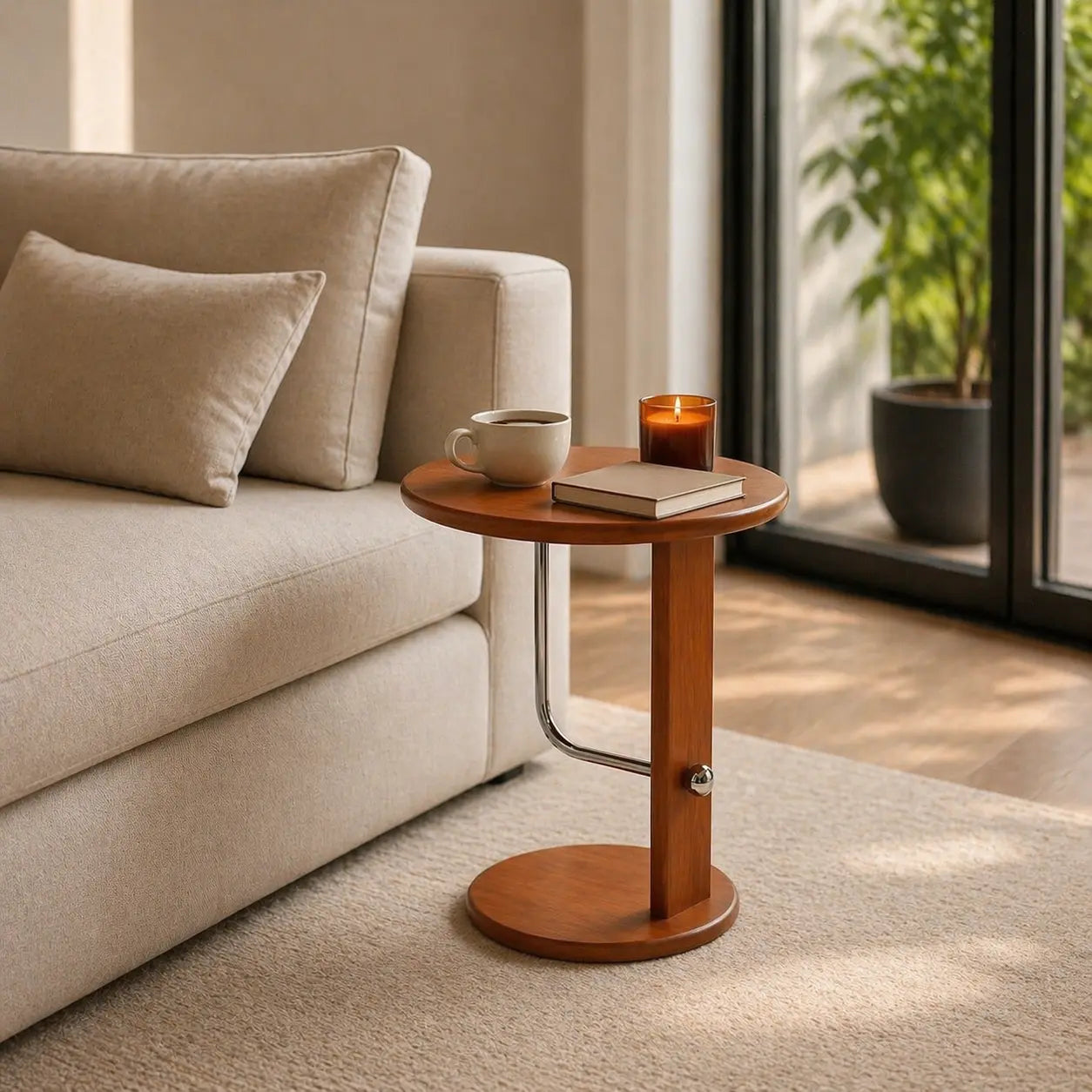 Sile Wood Side Table