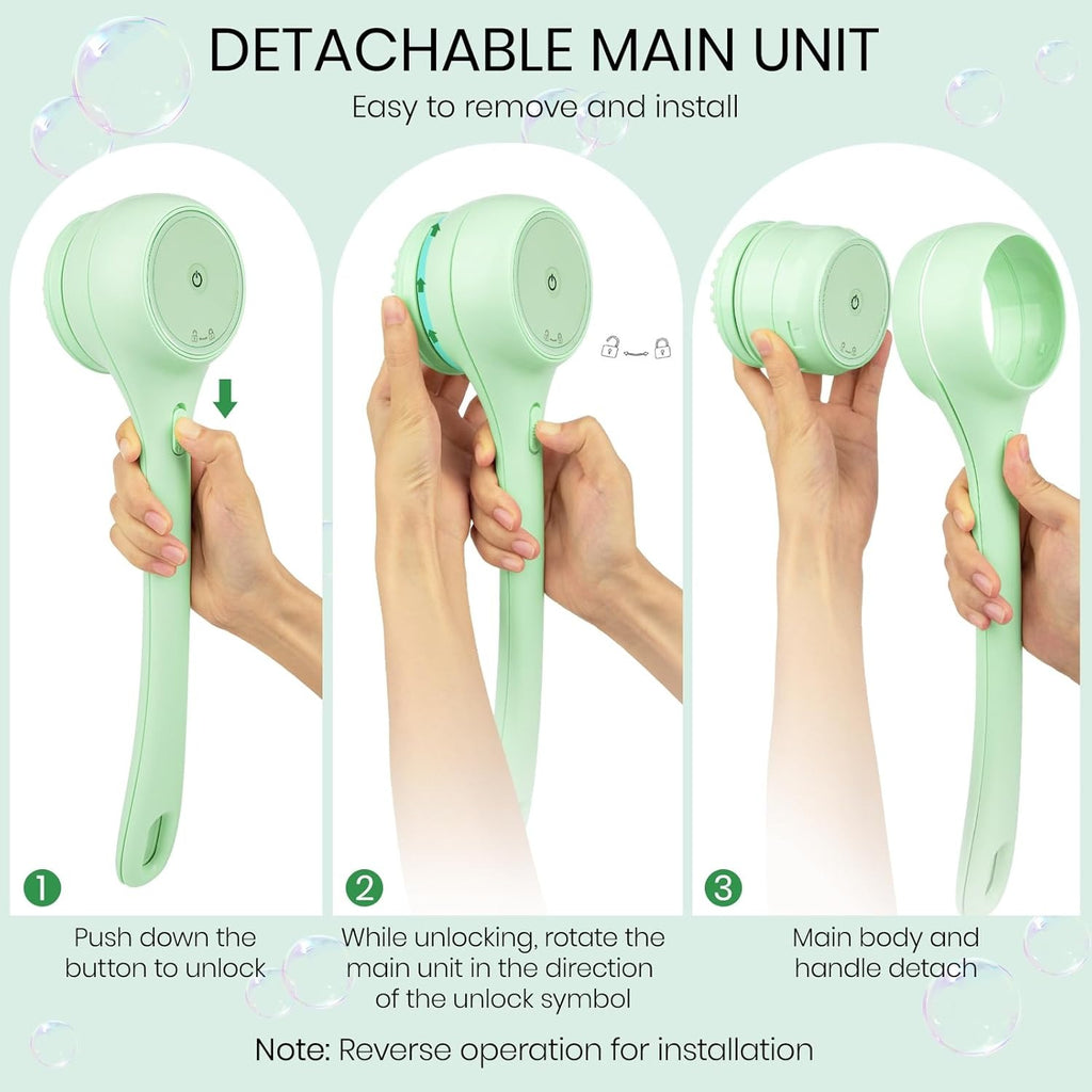 Electric Shower Brush Set