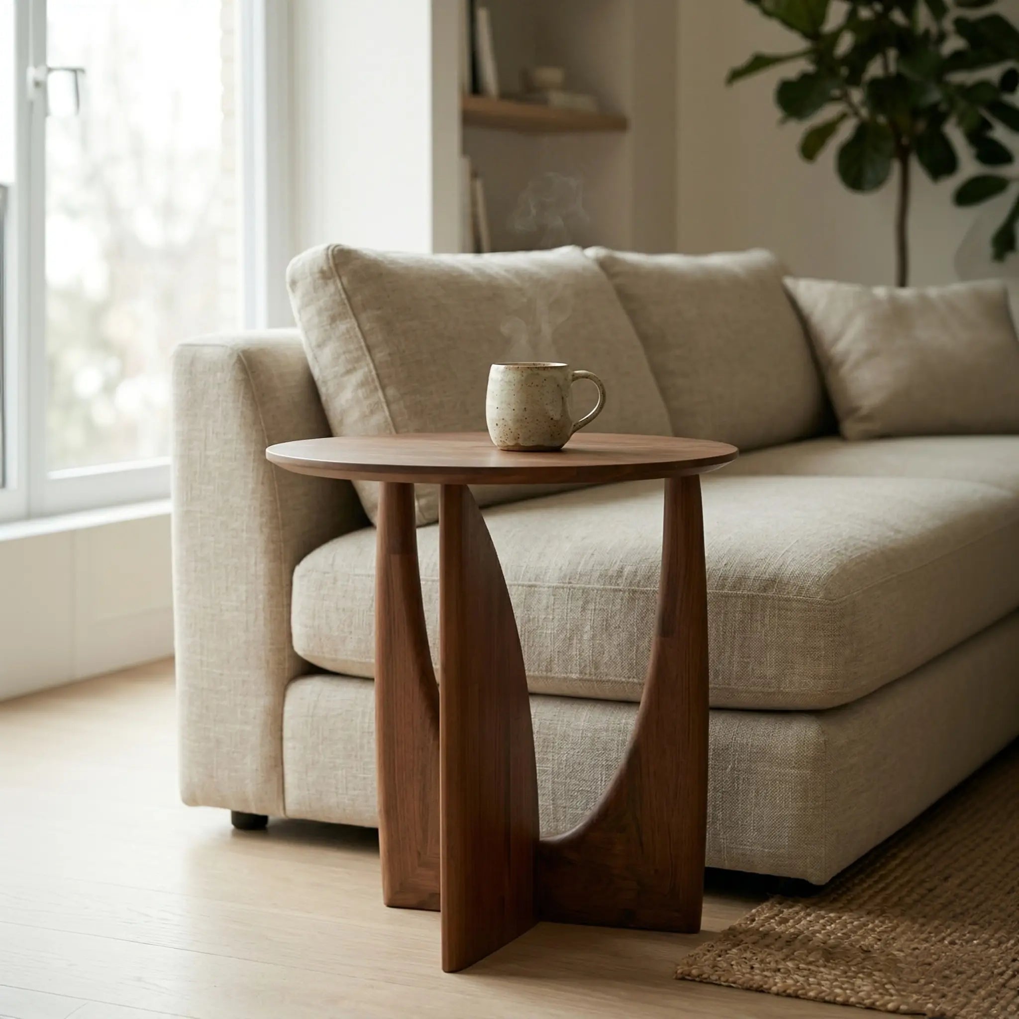 Aven Sculptural Side Table