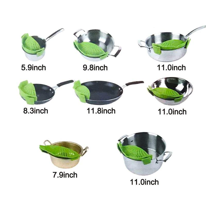 Silicone Clip-On Colander