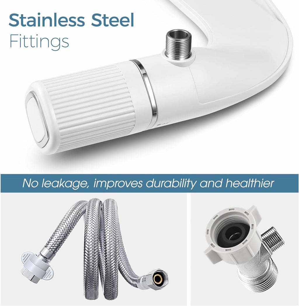 Ultra-Slim Bidet Attachment for Toilet