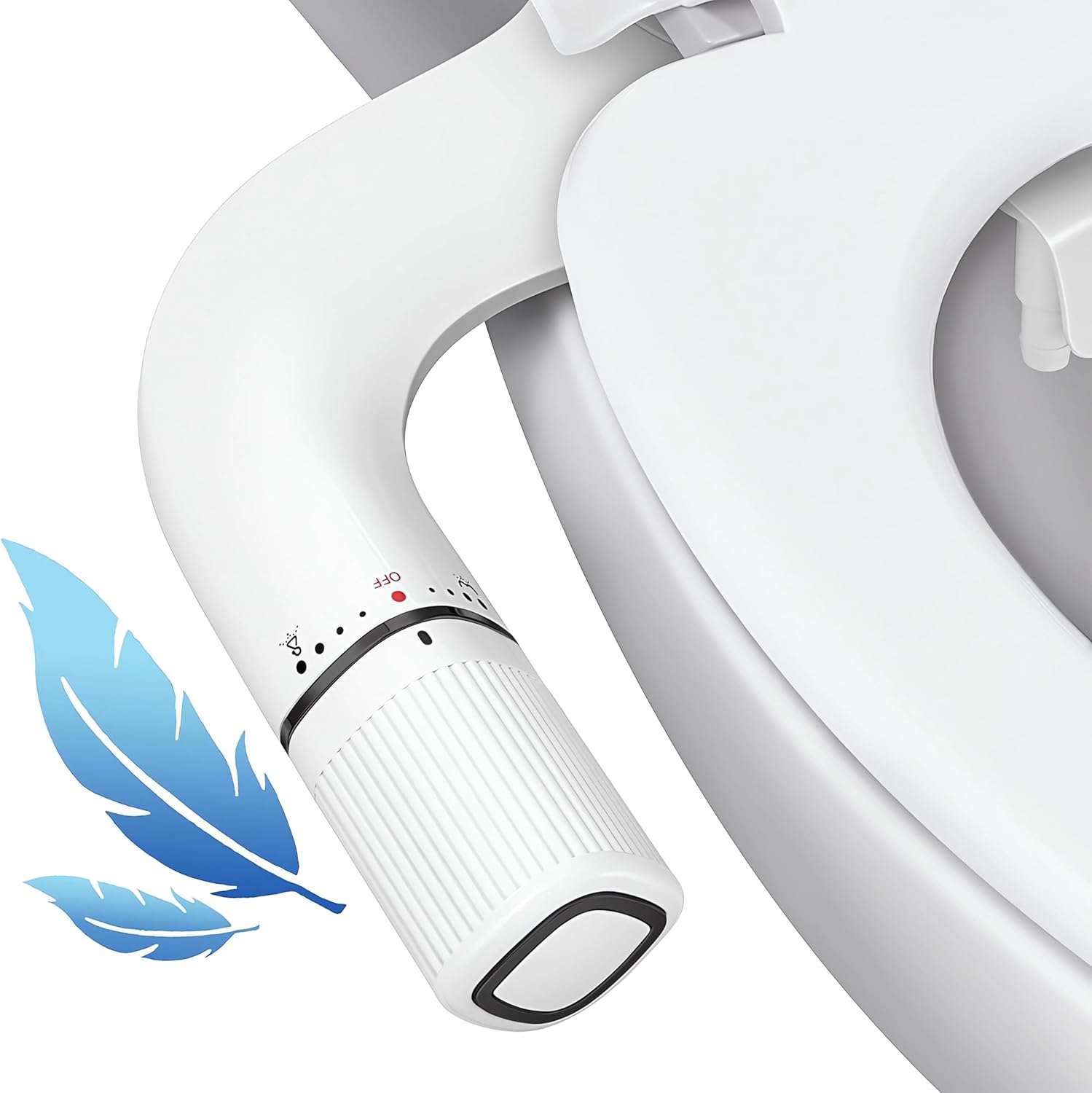 Ultra-Slim Bidet Attachment for Toilet