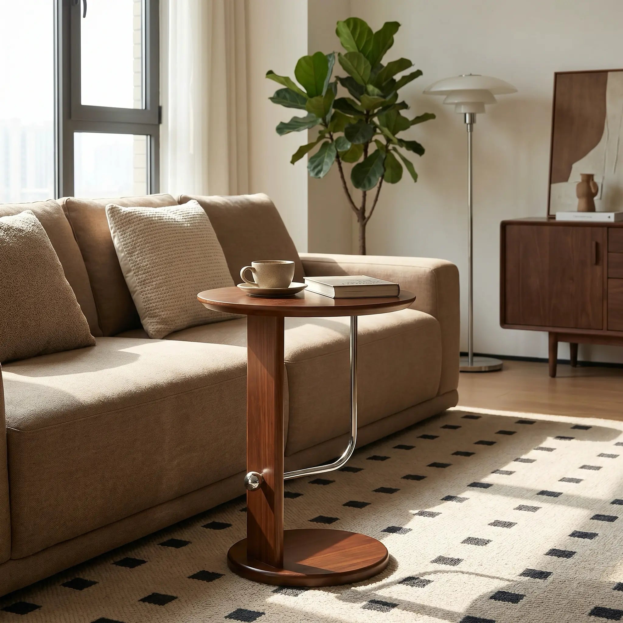 Sile Wood Side Table