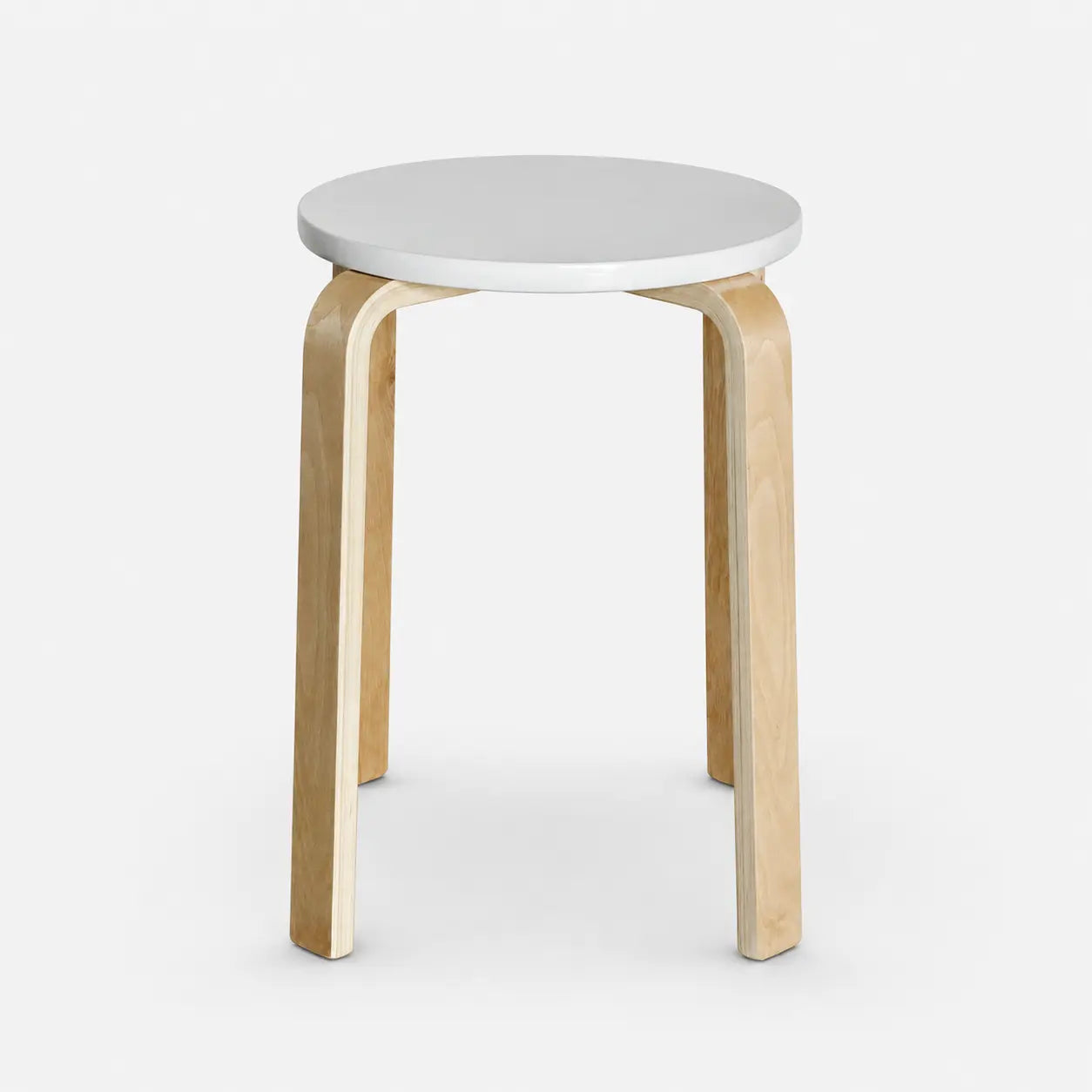 Aru Color-Top Stackable Wood Stool