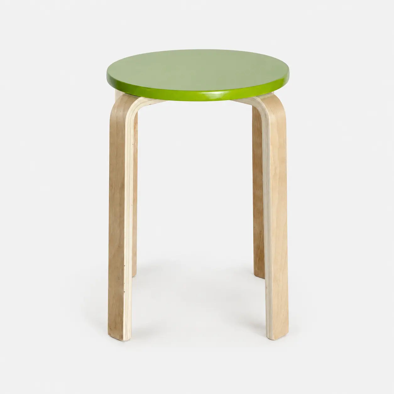 Aru Color-Top Stackable Wood Stool