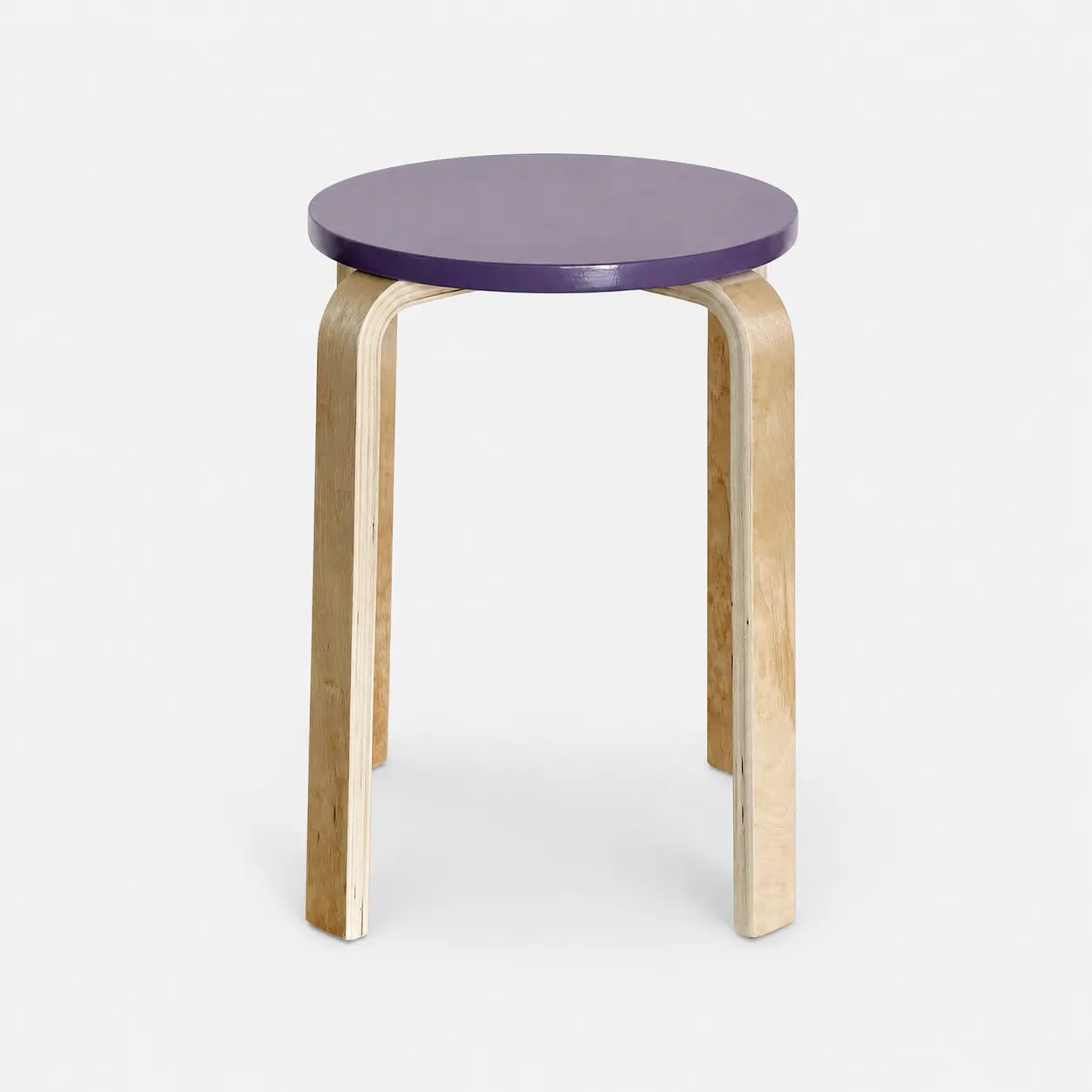 Aru Color-Top Stackable Wood Stool