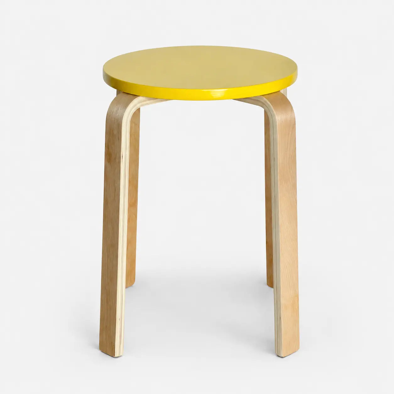 Aru Color-Top Stackable Wood Stool