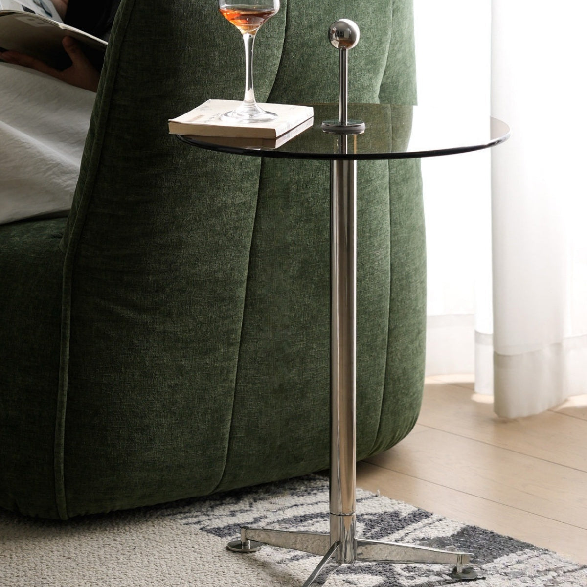Astra Glass Side Table