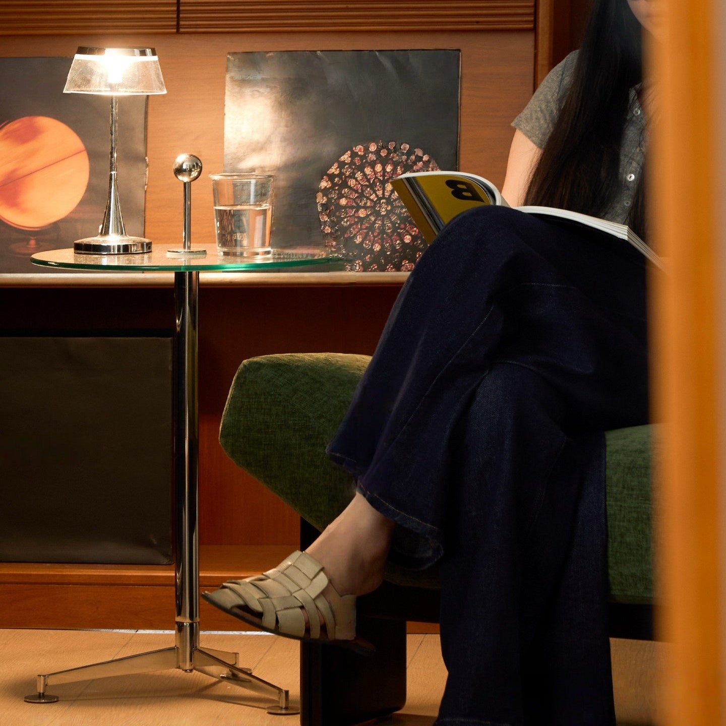 Astra Glass Side Table