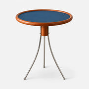 Cielo Cherry Wood Round Side Table