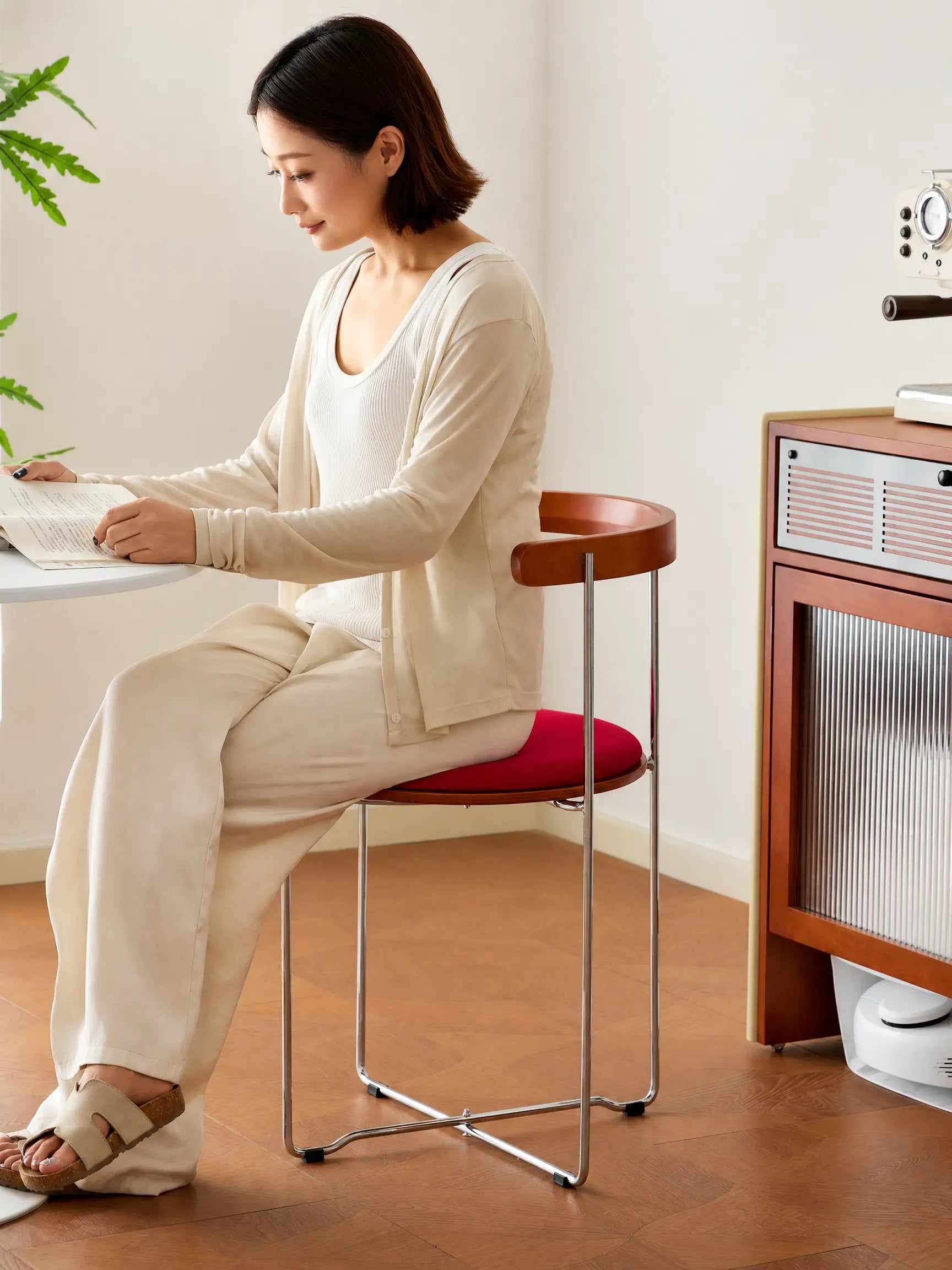 Kael Wood Folding Chair