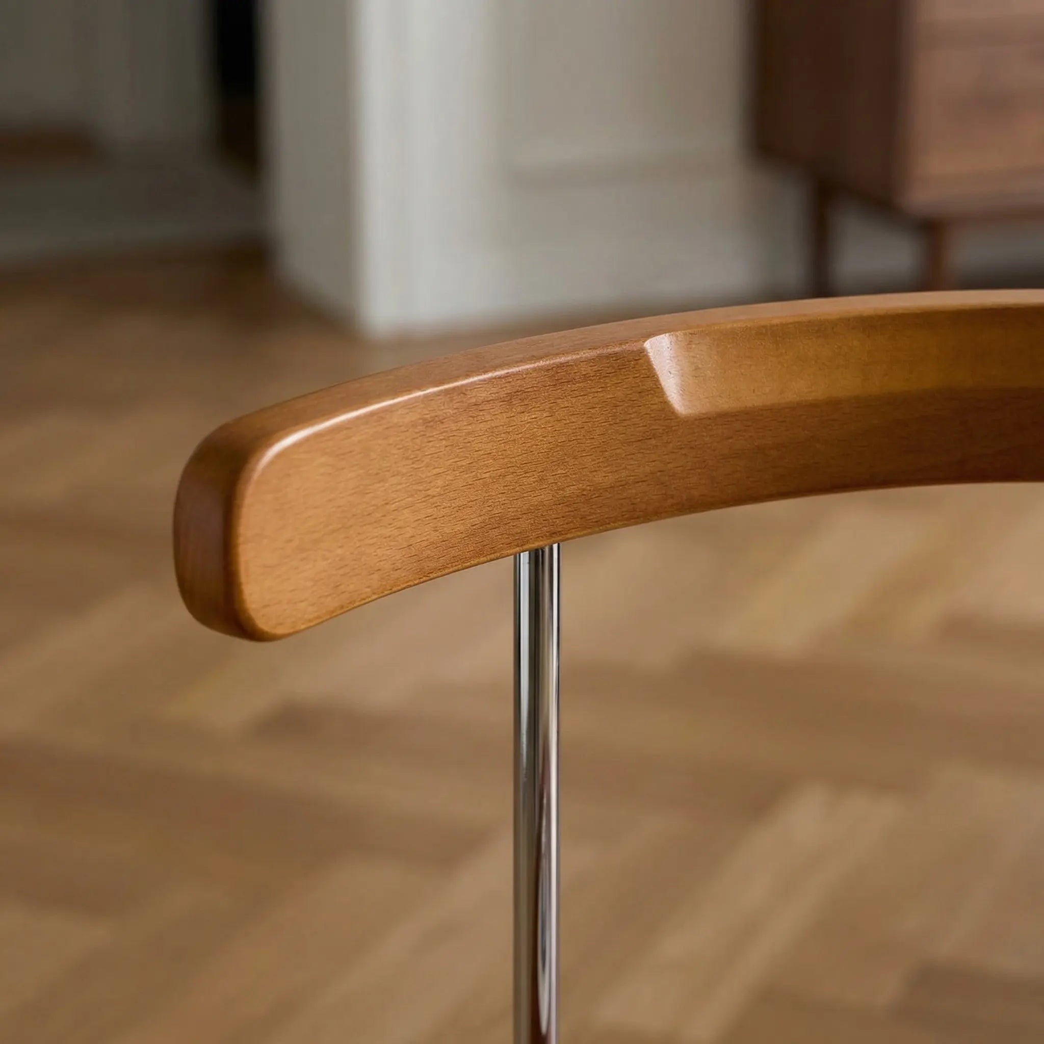 Kael Walnut Folding Chair