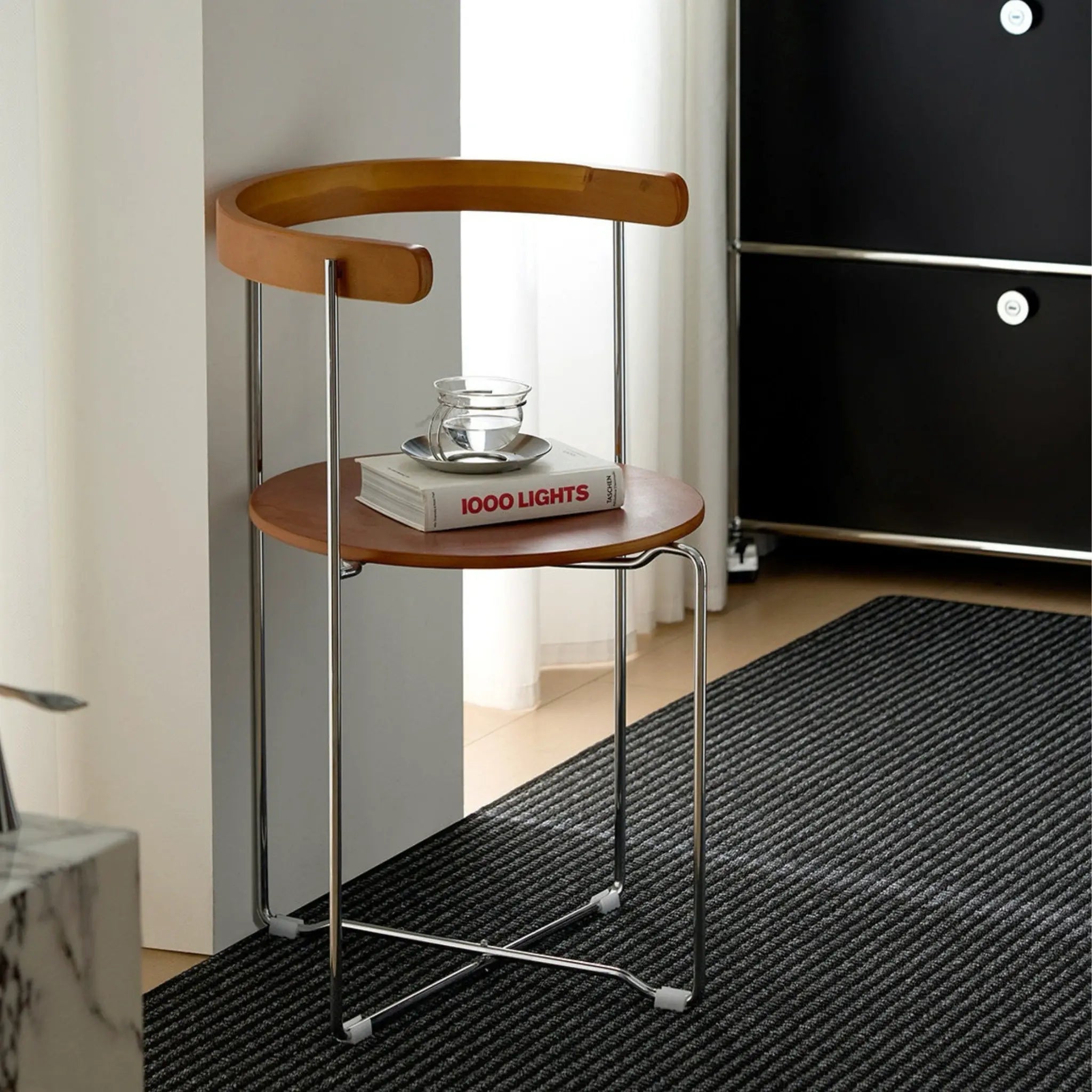Kael Walnut Folding Chair