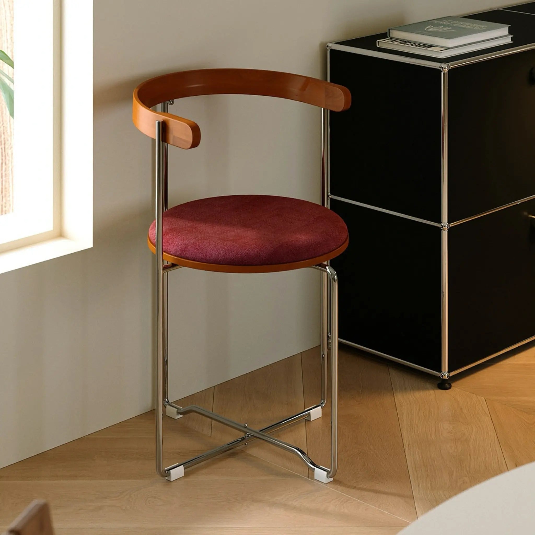 Kael Walnut Folding Chair