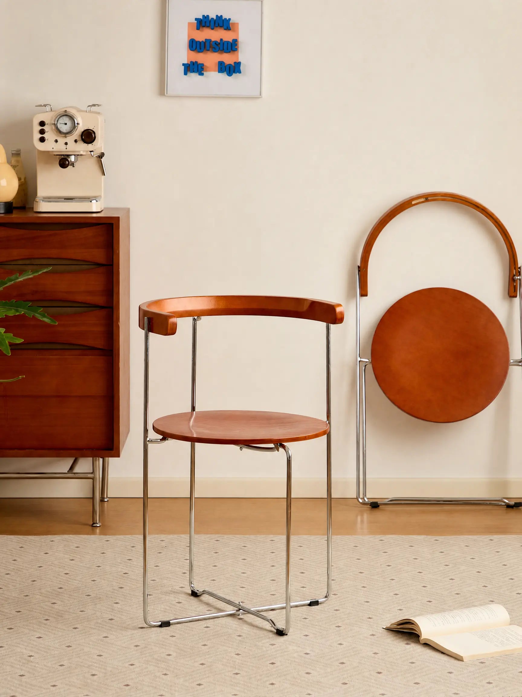 Kael Wood Folding Chair