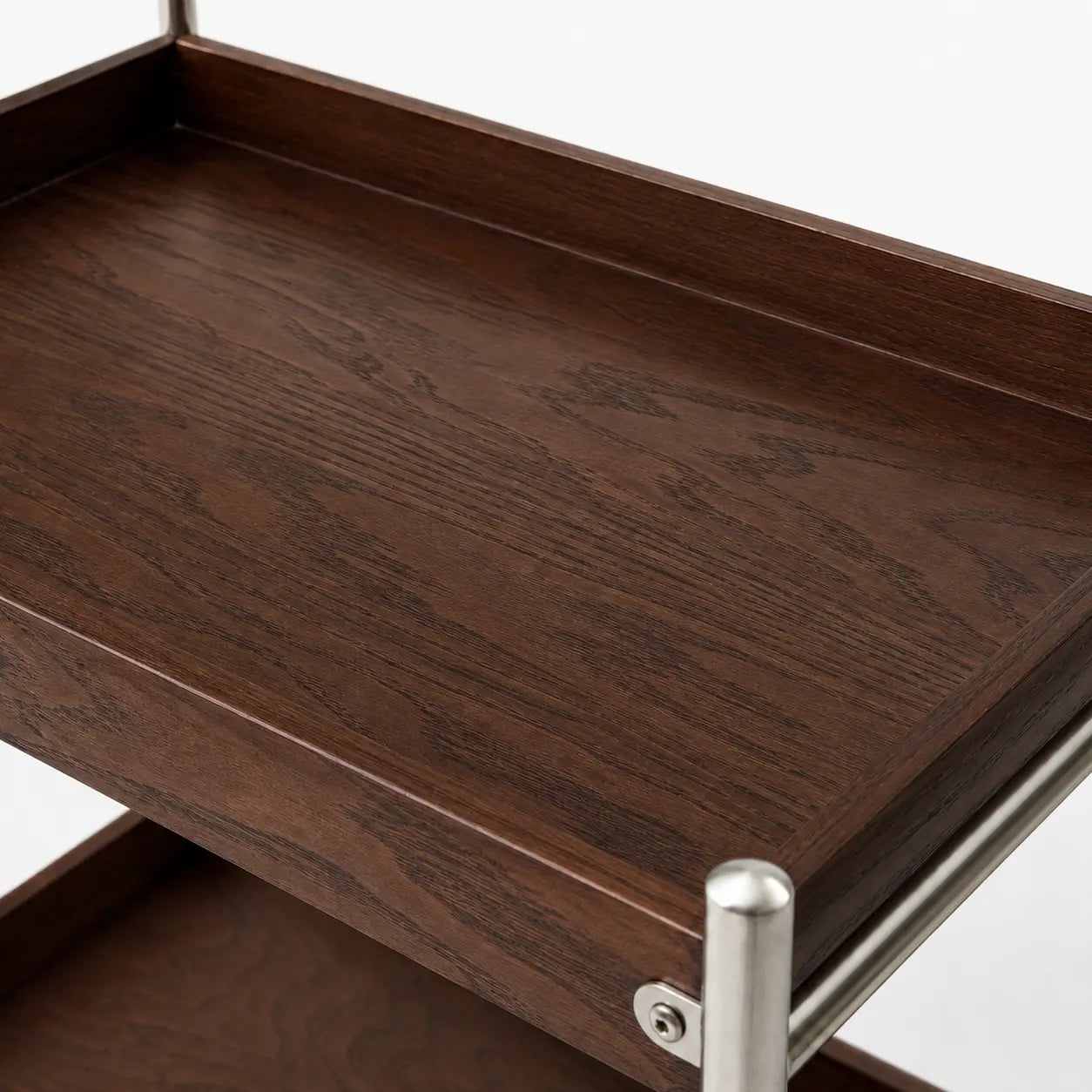 Tove Solid Wood Rolling Cart