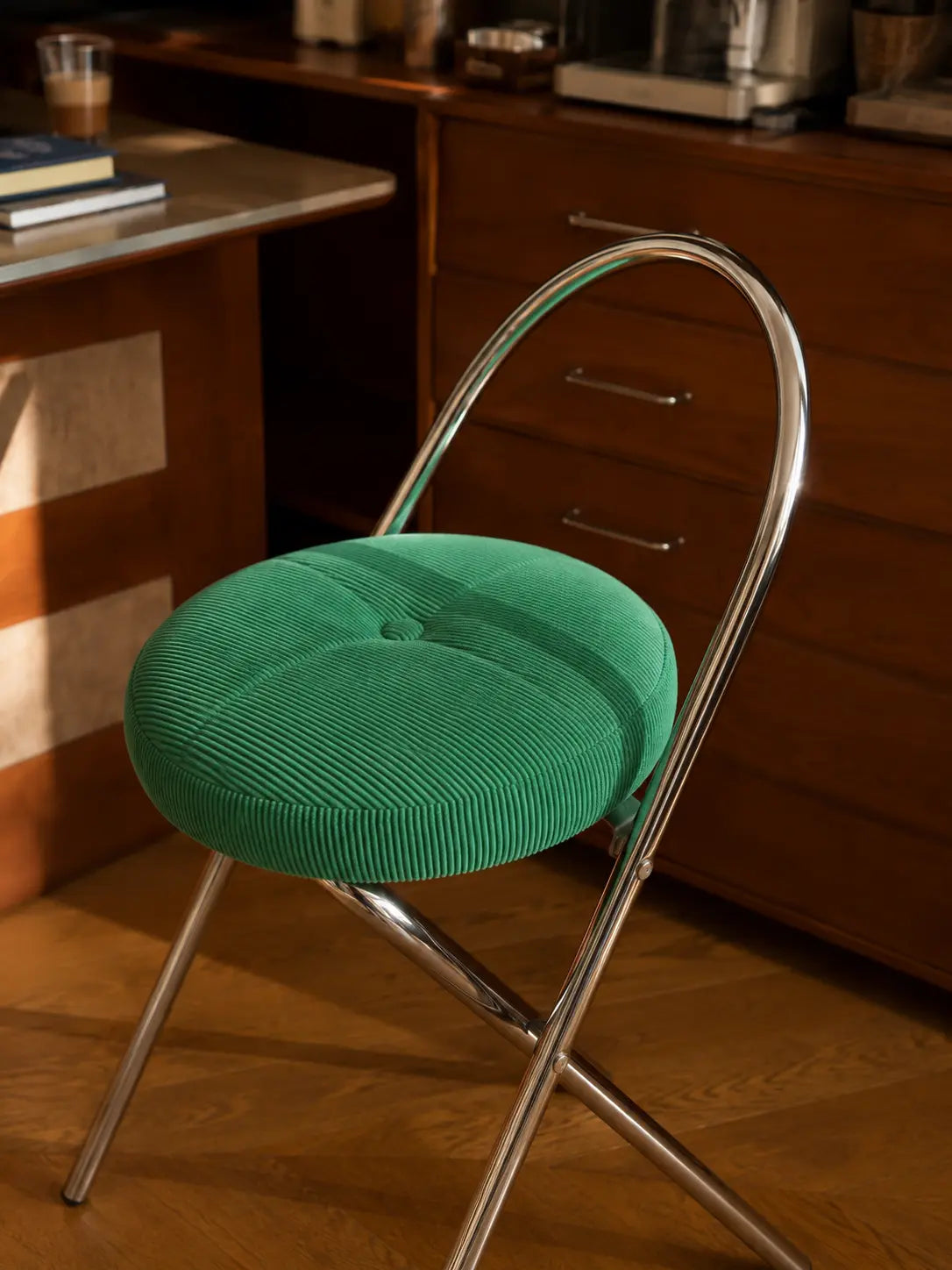 Round Corduroy Seat