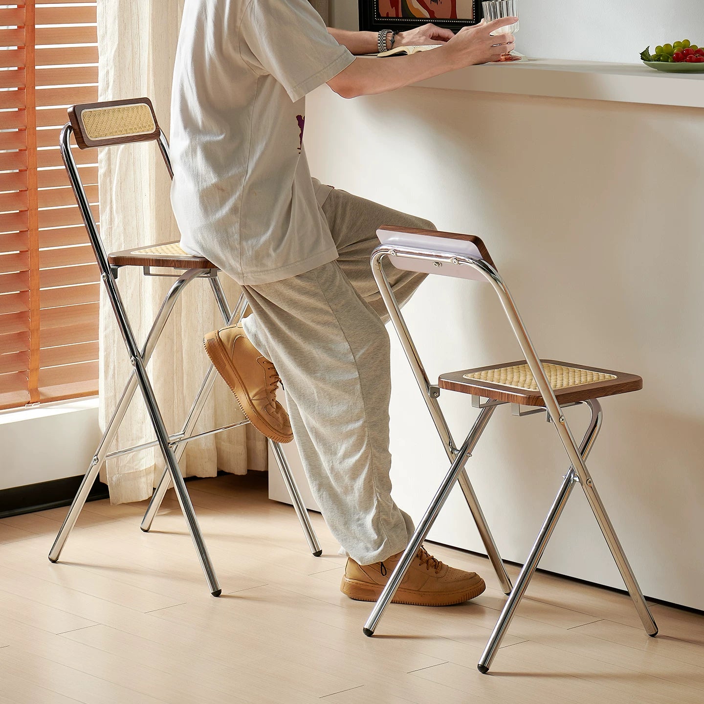 Cleo Vintage Folding Chair