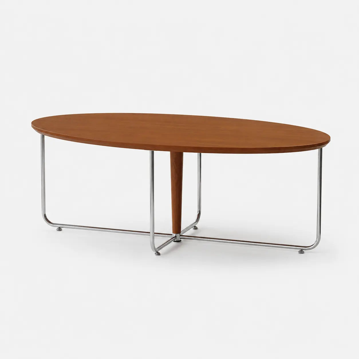 Oren Wood Oval Coffee Table