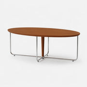 Oren Wood Oval Coffee Table