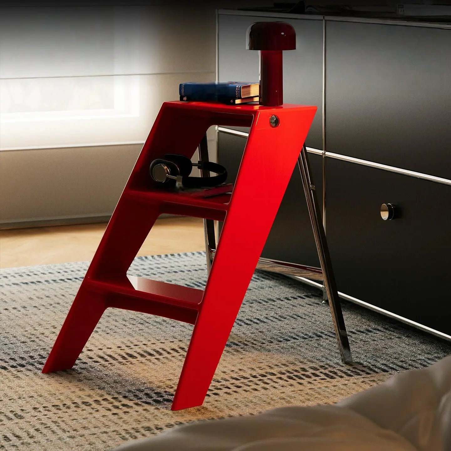 Riva Ladder-Inspired Accent Side Table