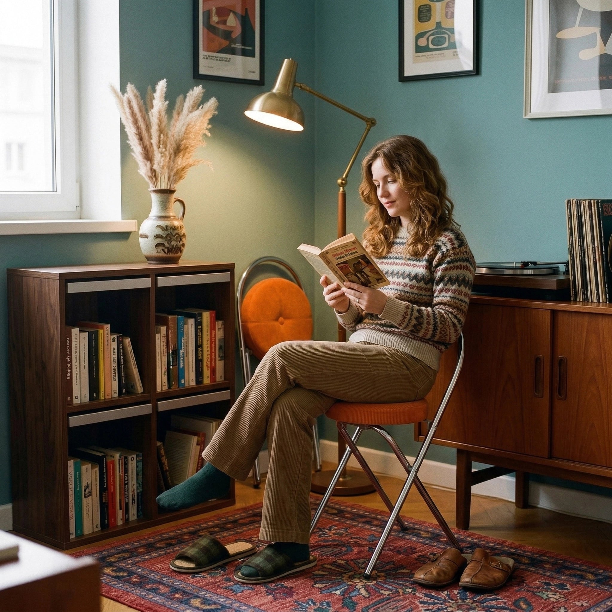 Miro Steel Corduroy Bar Stool