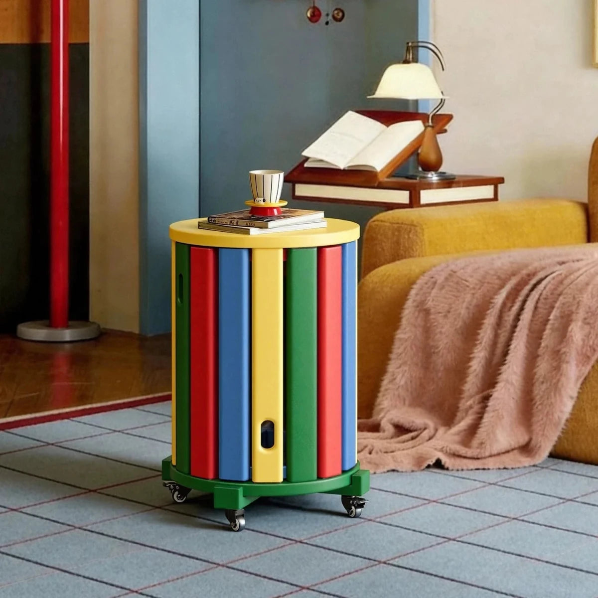 Aru Solid Wood Stackable Stool (Set of 4) - Esspur