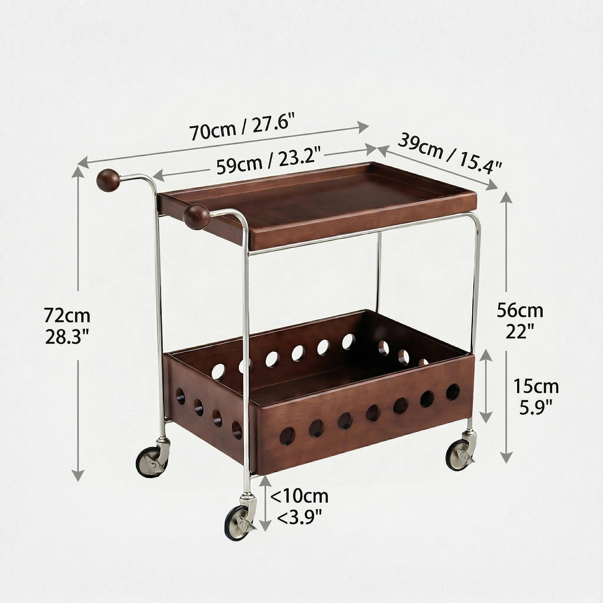 Orin Rolling Serving Cart
