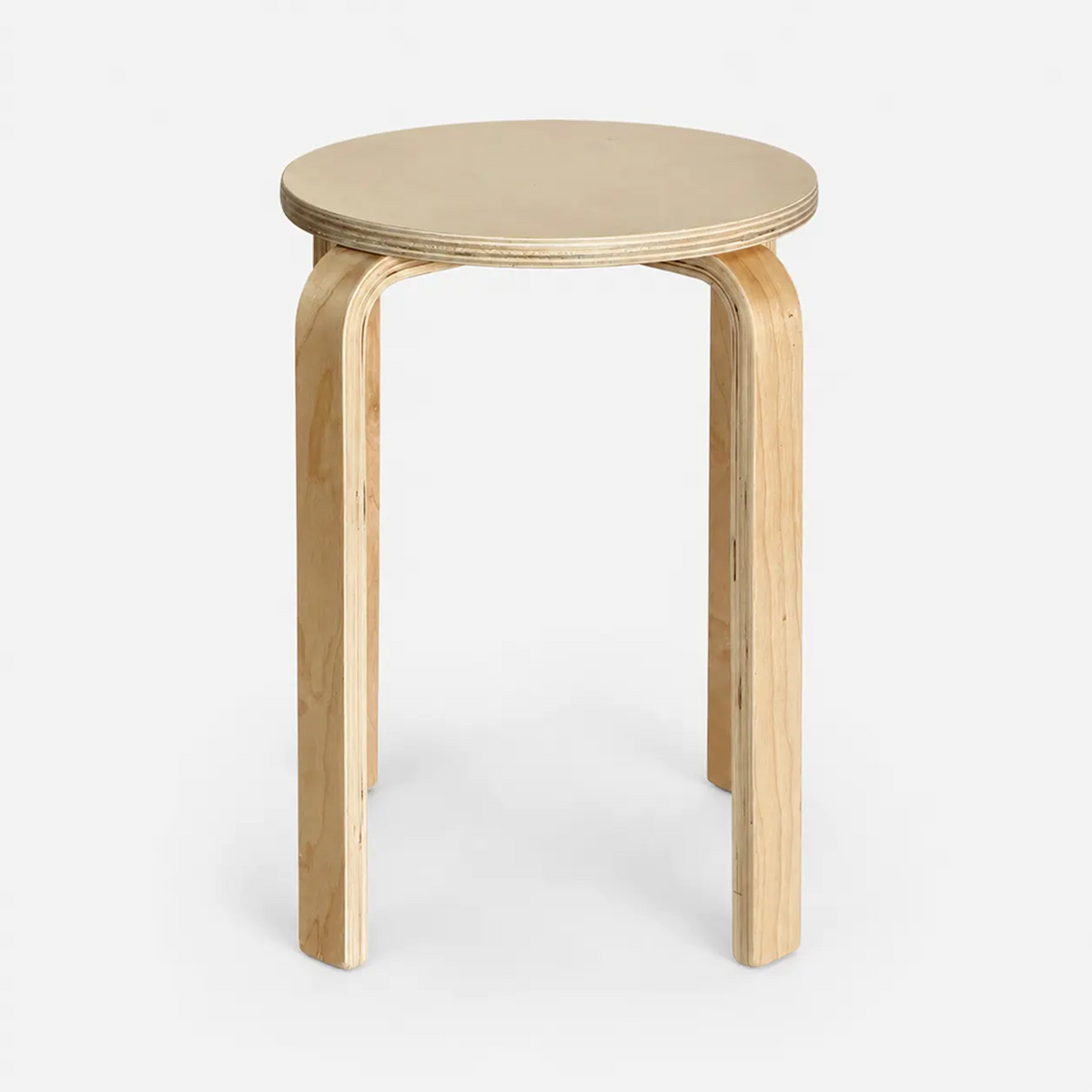 Aru Color-Top Stackable Wood Stool