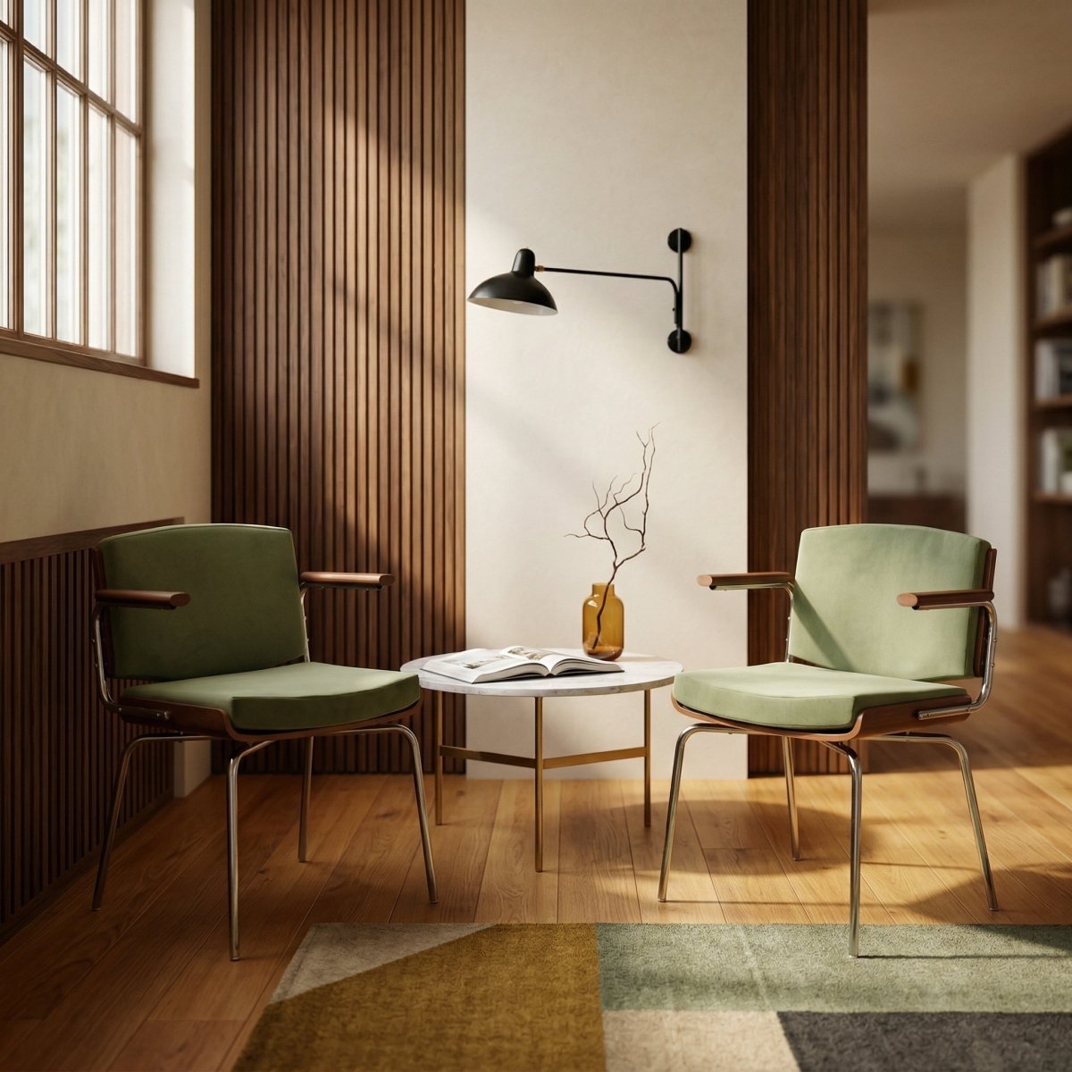 Dune Wood & Iron Dining Chair - Esspur