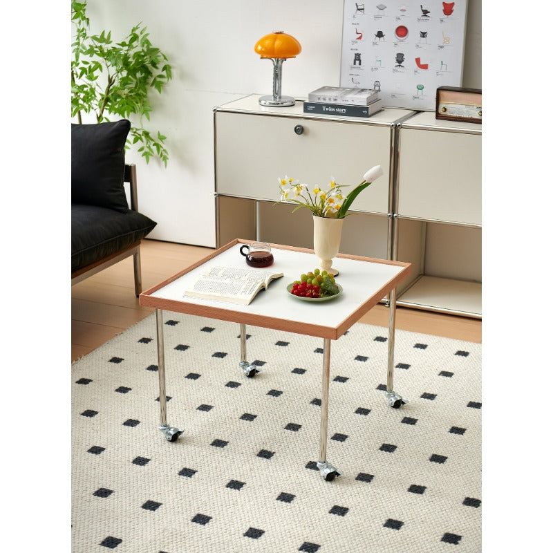 Irene Square Coffee Table in a modern living room