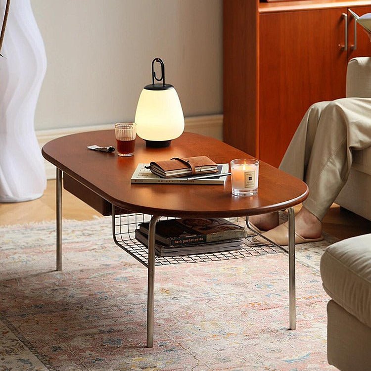 Leno Solid Wood Coffee Table - Esspur