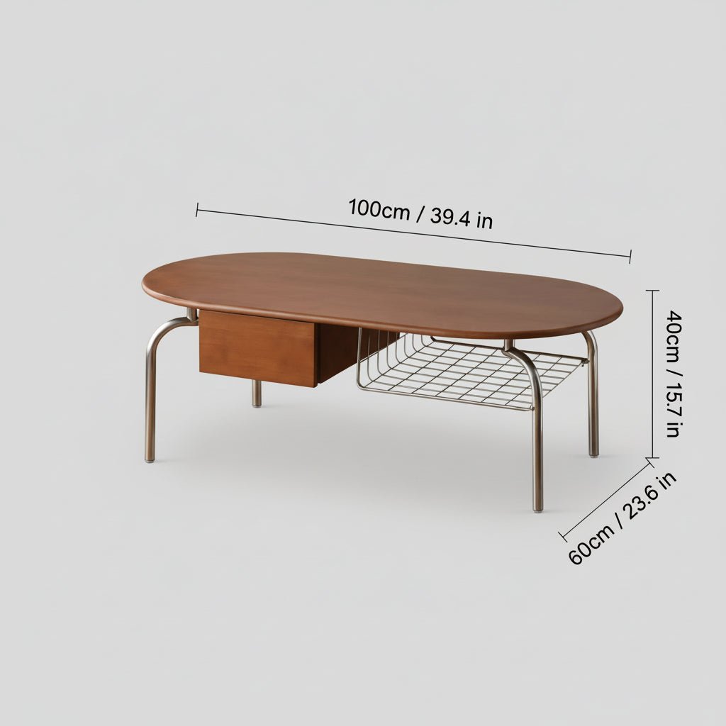 Leno Solid Wood Coffee Table - Esspur