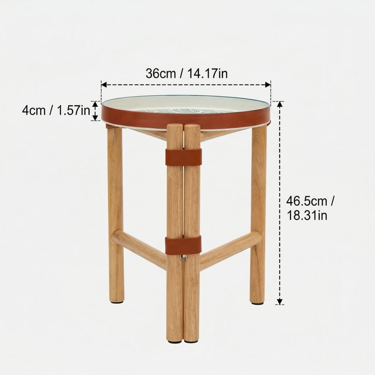 Neva Nordic Wood Side Table - Esspur