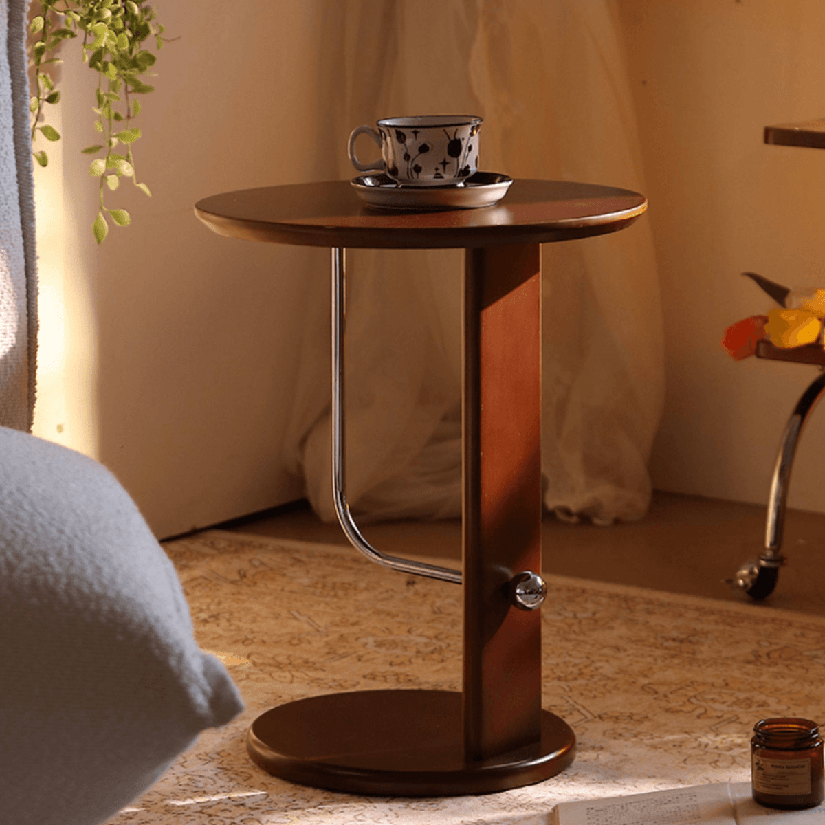 Sile Wood Side Table - Esspur